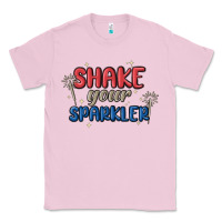 Bubblegum Pink 4th of july america shake your sparkler Classic Tee - MaliasSmallBusiness