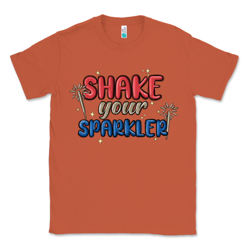 4th Of July America Shake Your Sparkler Classic Tee by MaliasSmallBusiness | Teevron