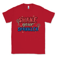 Red 4th of july america shake your sparkler Classic Tee - MaliasSmallBusiness