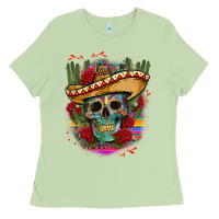 Matcha mexican skeleton Ladies Tee - CTS Tumbler Store