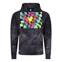 Cloud Black tie dye hearth shaped race flag background 3200x2400 Vintage Hoodie - AdoDesignShop