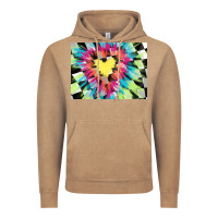 Vintage Coffee tie dye hearth shaped race flag background 3200x2400 Vintage Hoodie - AdoDesignShop