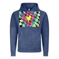 Vintage Denim tie dye hearth shaped race flag background 3200x2400 Vintage Hoodie - AdoDesignShop