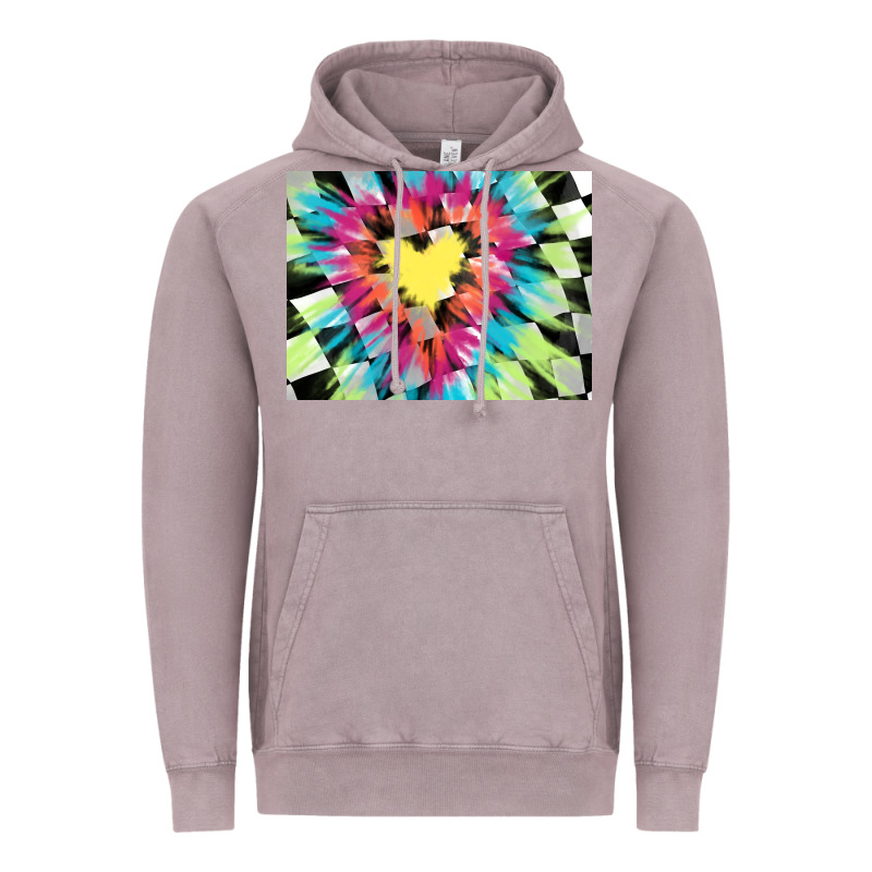 Tie Dye Hearth Shaped Race Flag Background 3200x2400 Vintage Hoodie by AdoDesignShop | Teevron