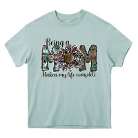 Being A Mom Makas My Life Complete Heavy Core Tee | Teevron