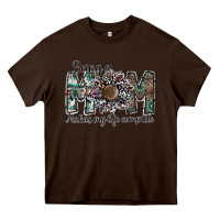 Chocolate Brown being a mom makas my life complete Heavy Core Tee - SublimationCraftShop