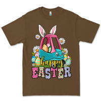 Cacao Happy Easter toddler car Premium Tee - OliviaCreatesArt
