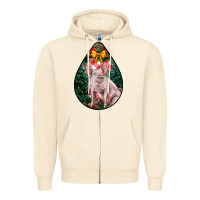 Sandshell christmas pig Zipper Hoodie - LillyAllenDesigns