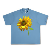 Pebble Blue sunflower Urban Heavy Tee - LillyAllenDesigns