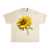 Sandshell sunflower Urban Heavy Tee - LillyAllenDesigns
