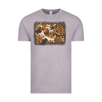 Vintage Zinc distressed leopard cowhide background Vintage Tee - Jasminsmagicworld