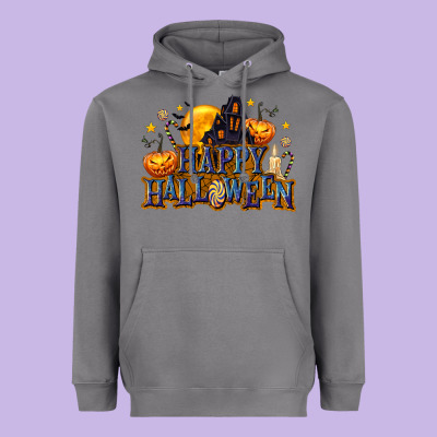 Happy Halloween Heavyweight Hoodie Designed By Texasbilliewilder