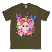 Army Green soft pink easter Classic Tee - MaliasSmallBusiness