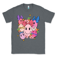 Charcoal Heather soft pink easter Classic Tee - MaliasSmallBusiness