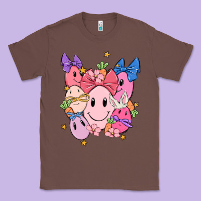 Soft Pink Easter Classic Tee Designed By Maliassmallbusiness