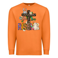 Carrot He is risen Easter Premium Sweatshirt - NancyCooperArtShop