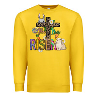 Lemon He is risen Easter Premium Sweatshirt - NancyCooperArtShop