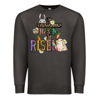 Smoke He is risen Easter Premium Sweatshirt - NancyCooperArtShop