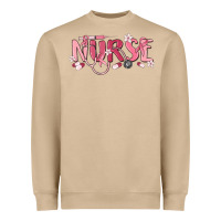 Mushroom nurse breast cancer awareness Heavyweight Sweatshirt - MaliasSmallBusiness