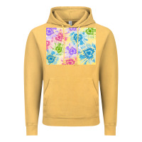 Vintage Mustard tie dye heart shaped background 3200x2400 Vintage Hoodie - AdoDesignShop