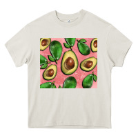 Cream avacado pink tumbler Heavy Core Tee - BarkalooDesign