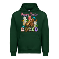 Forest Green Happy Easter rodeo cowgirl Urban Hoodie - OliviaCreatesArt