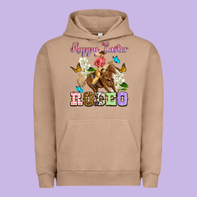 Happy Easter Rodeo Cowgirl Urban Hoodie Designed By Oliviacreatesart
