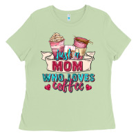 Matcha just a mom who loves coffee Ladies Tee - Zillion Design Studio