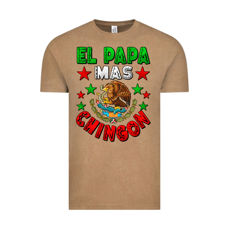 El Papa Mas Chingon Mexican Vintage Tee by LillyAllenDesigns | Teevron
