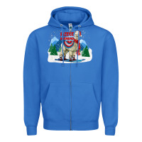 True Royal fleece navidad alpaca mountains Zipper Hoodie - LillyAllenDesigns