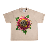 French Oak crimson blaze sunflower Urban Heavy Tee - LillyAllenDesigns