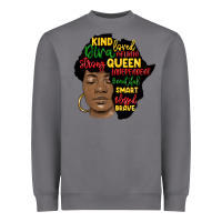 Storm black woman africa silhouette Heavyweight Sweatshirt - MaliasSmallBusiness