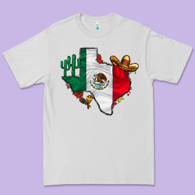 Mexica Texas Premium Tee Designed By Cowhidedigitalart