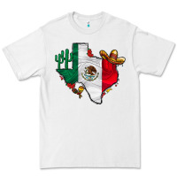White mexica texas Premium Tee - CowhideDigitalArt