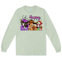 Matcha happy hallothanksmas cows  nancy Long Sleeve Tee - NancyCooperArtShop
