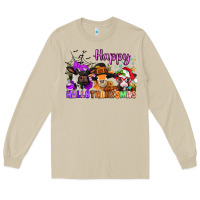 Mushroom happy hallothanksmas cows  nancy Long Sleeve Tee - NancyCooperArtShop