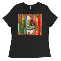 Black mexican flag serape Ladies Tee - CTS Tumbler Store