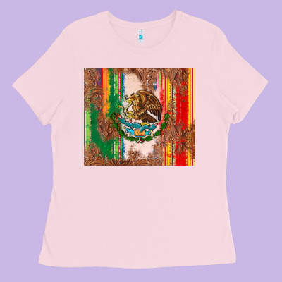 Mexican Flag Serape Ladies Tee Designed By Cts Tumbler Store