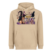 Mushroom 100% That Witch Black Afro Witch Heavyweight Hoodie - texasbilliewilder