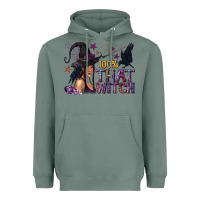 Sage 100% That Witch Black Afro Witch Heavyweight Hoodie - texasbilliewilder