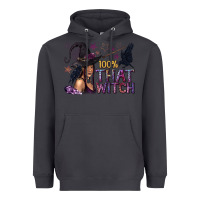 Smoke 100% That Witch Black Afro Witch Heavyweight Hoodie - texasbilliewilder