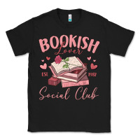 Black bookish lover social club Classic Tee - MaliasSmallBusiness