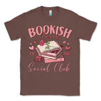 Chestnut bookish lover social club Classic Tee - MaliasSmallBusiness