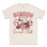 Natural bookish lover social club Classic Tee - MaliasSmallBusiness