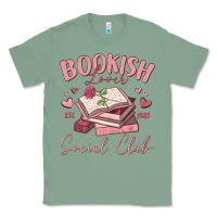 Sage bookish lover social club Classic Tee - MaliasSmallBusiness