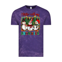 Cloud Purple chillin with my snowies Vintage Tee - BarkalooDesign