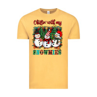 Vintage Mustard chillin with my snowies Vintage Tee - BarkalooDesign