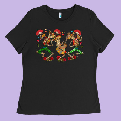 Mexican Skeletons Ladies Tee Designed By Cts Tumbler Store