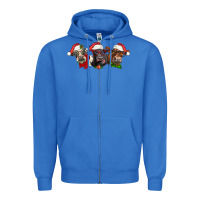 True Royal christmas heifers Zipper Hoodie - LillyAllenDesigns