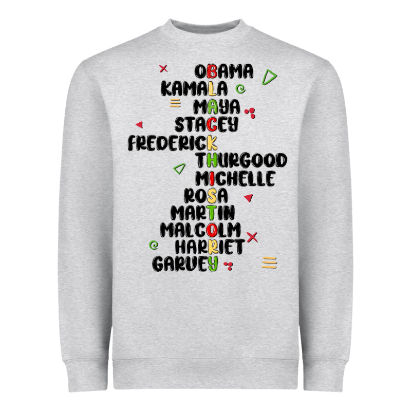 Black History Heavyweight Sweatshirt by MaliasSmallBusiness | Teevron